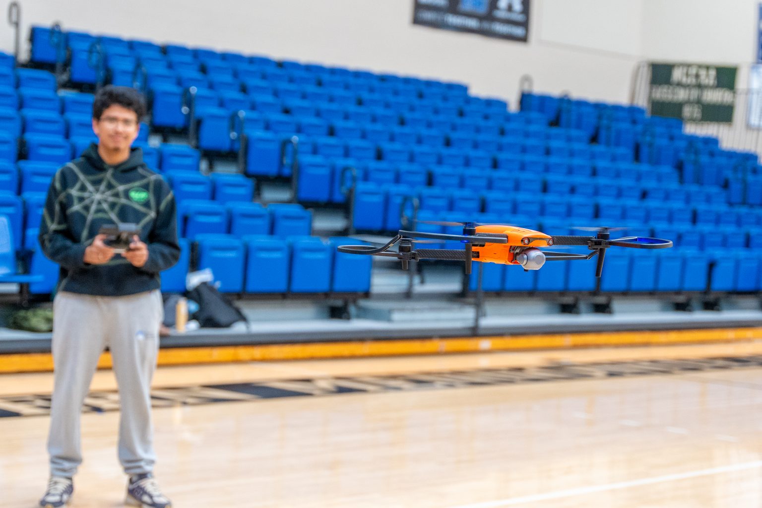 EMU Lancaster grad hugging